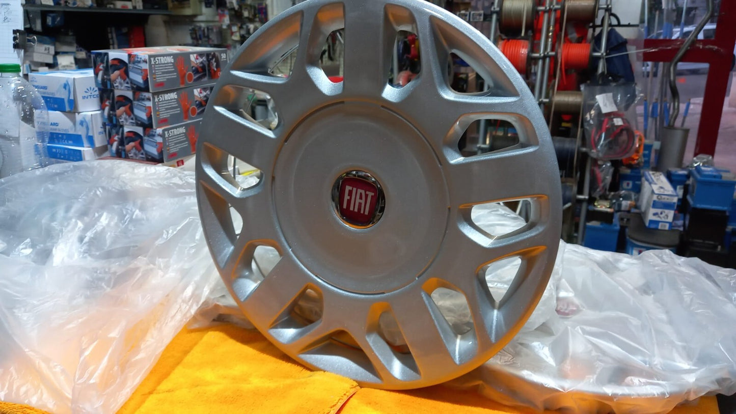 KIT 4 COPPE RUOTA COPRICERCHI PER FIAT MULTIPLA DAL 2004 IN POI CON CERCHIO 15''
