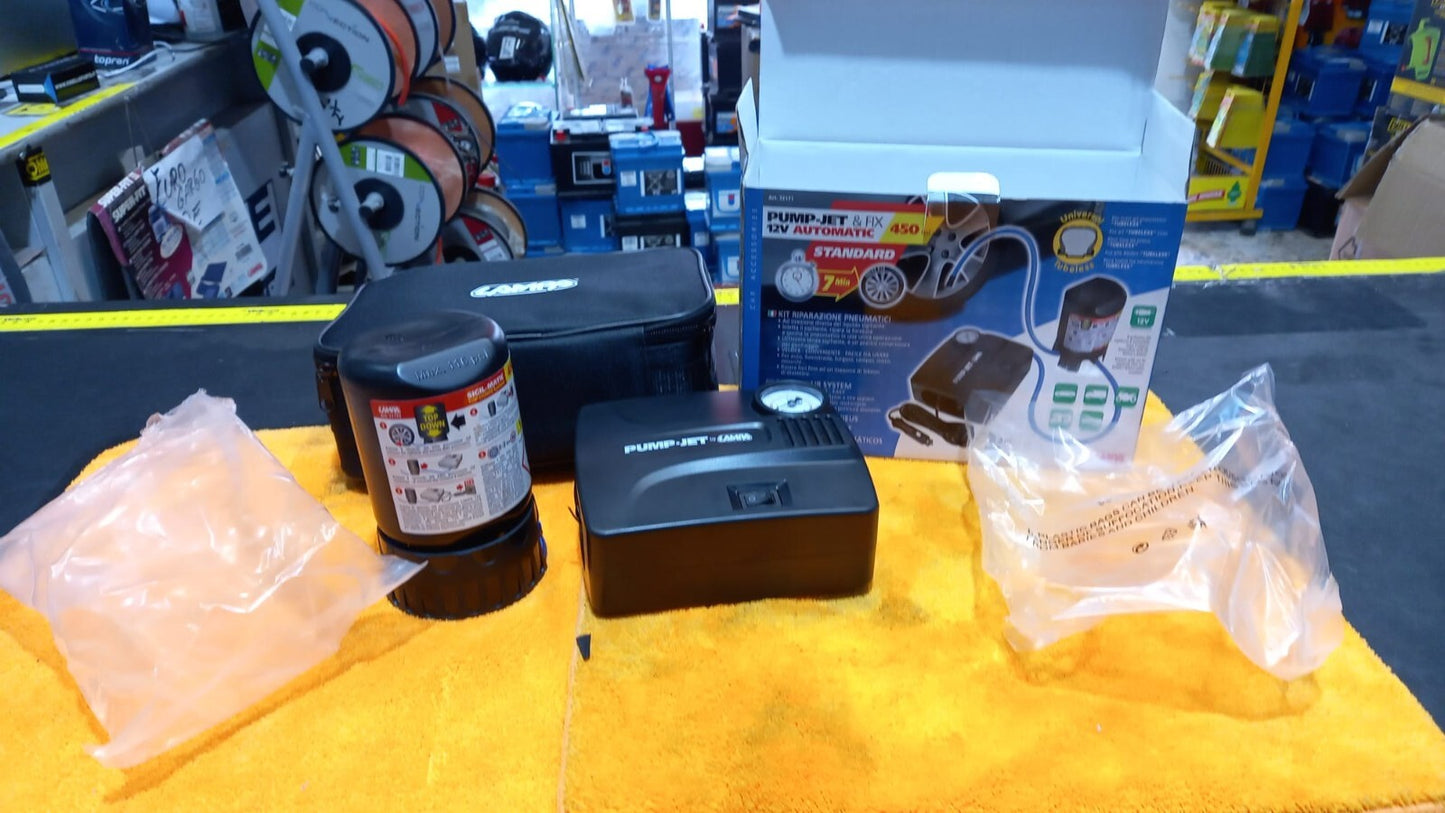 KIT RIPARAGONFIAGOMME, RIPARA PNEUMATICI,FORATURE,AUTO ,SUV ,CARAVAN ,