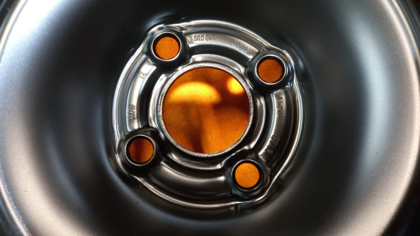 CERCHIO IN FERRO FIAT GRANDEPUNTO,PUNTO 2012 ,PUNTO EVO CERCHIO 15'' FORI 4X100