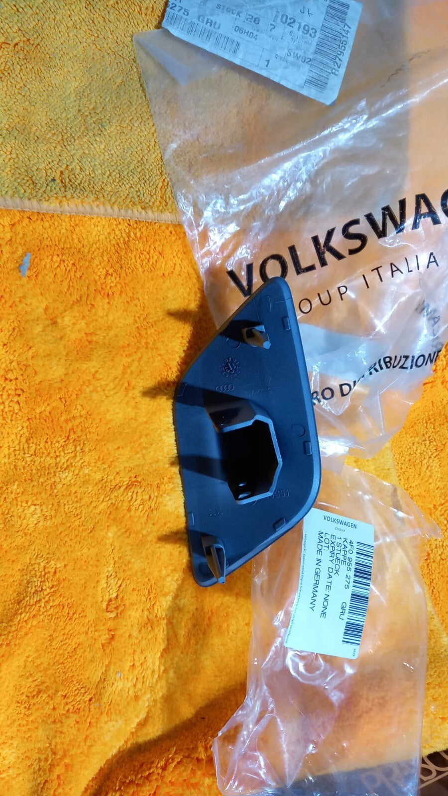 4F0955275GRU TAPPO COPERTURA LAVAFARI SX SINISTRO AUDI A 6 DAL 2004 IN POI
