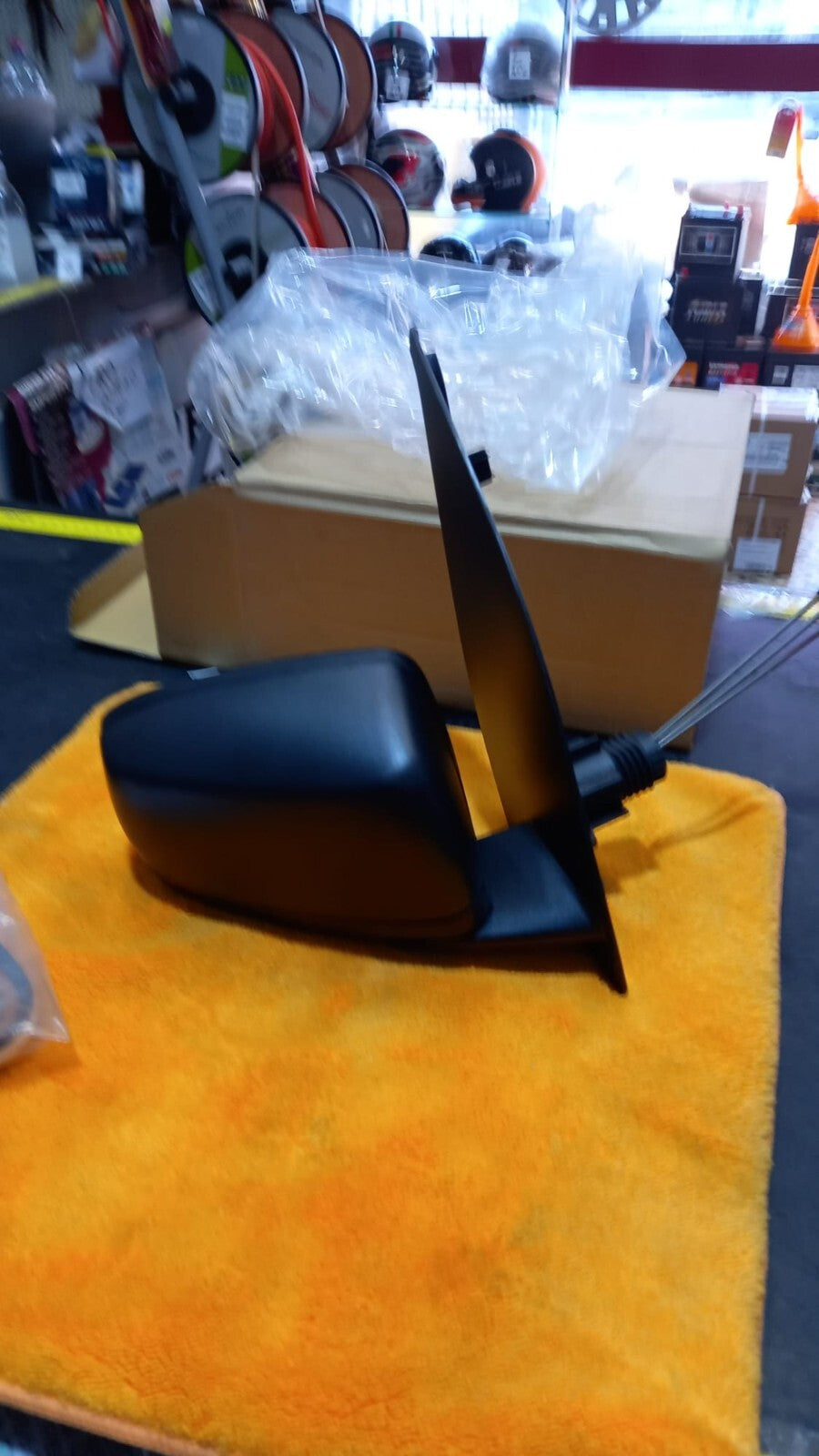 SPECCHIO RETROVISORE DX DESTRO MECCANICO NERO FIAT PANDA DAL 2003 AL 2009