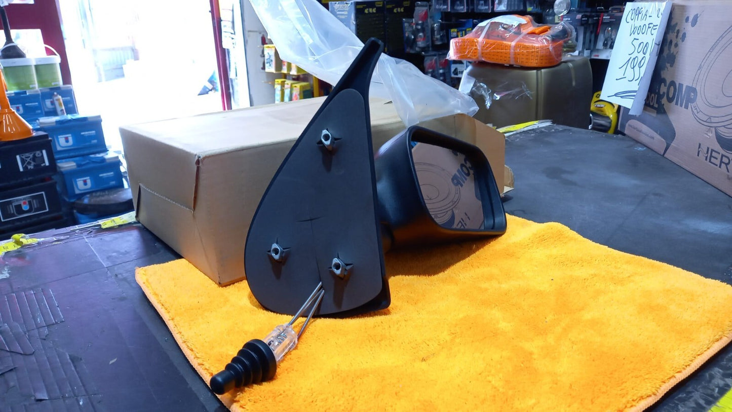 SPECCHIO RETROVISORE DX DESTRO PER FIAT PALIO 3 TRE PORTE DAL 1997 IN POI