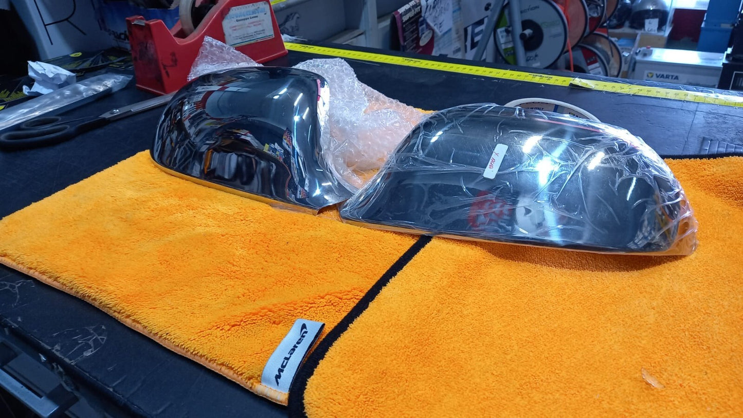 CALOTTE CROMATE COVER ADESIVE  SPECCHI RETROVISORI AUDI A4 DAL 2009 AL2015