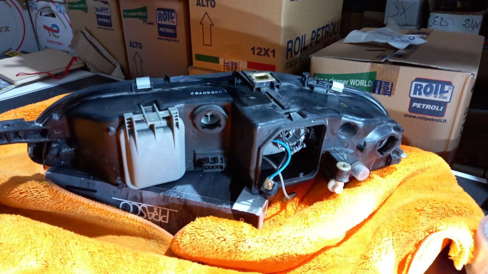 PROIETTORE FARO DX DESTRO FIAT BRAVO-BRAVA 1995 IN POI