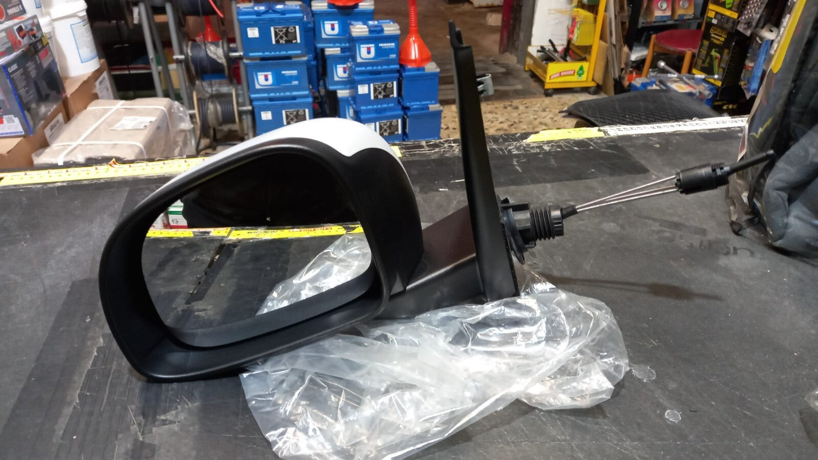 SPECCHIO RETROVISORE SX SINISTRO CON PRIMER FIAT PANDA DAL 2009 AL 2012