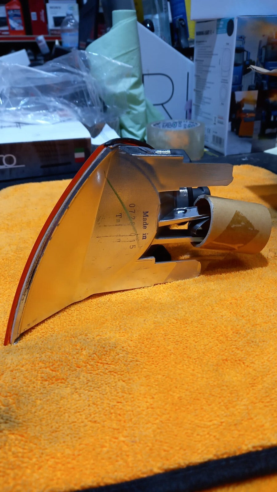 BMW SERIE 3 E46 FANALE FRECCIA ANTERIORE DX (DESTRO) ARANCIO 98 2001