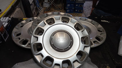 KIT 4 COPPE RUOTA COPRICERCHIFIAT 500 DAL 2007 IN POI CON CERCHIO 15''
