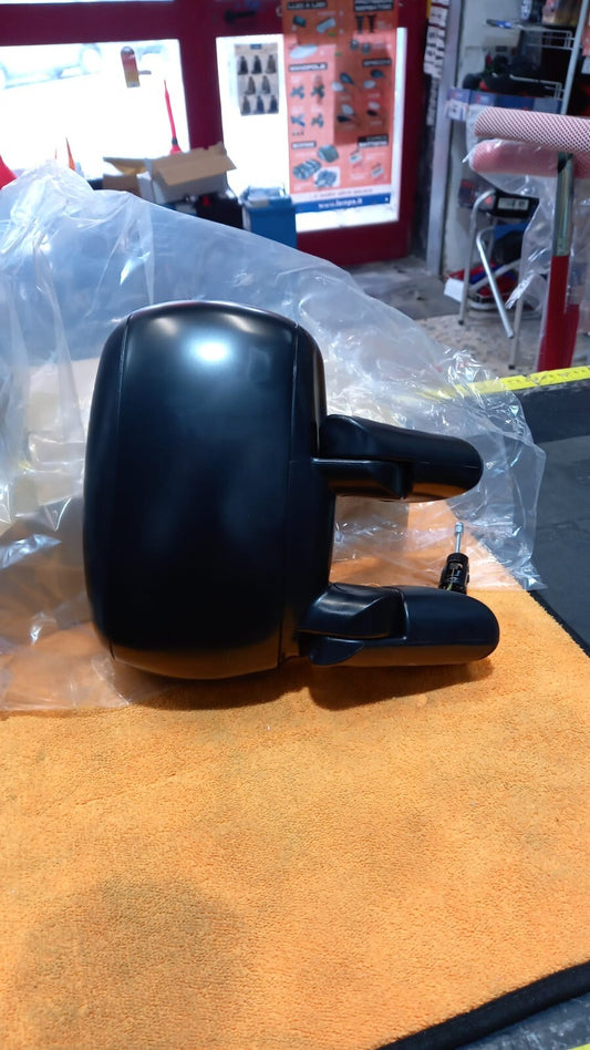 RETROVISORE SPECCHIO NERO  MECCANICO SX SINSTRO PER FIAT DOBLO 2000 AL 2009