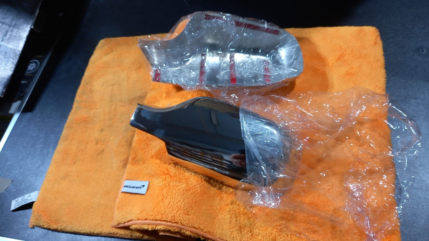 COVER CALOTTE CROMATE  RETROVISORE SPECCHIO RENAULT CLIO DAL 2005 IN POI
