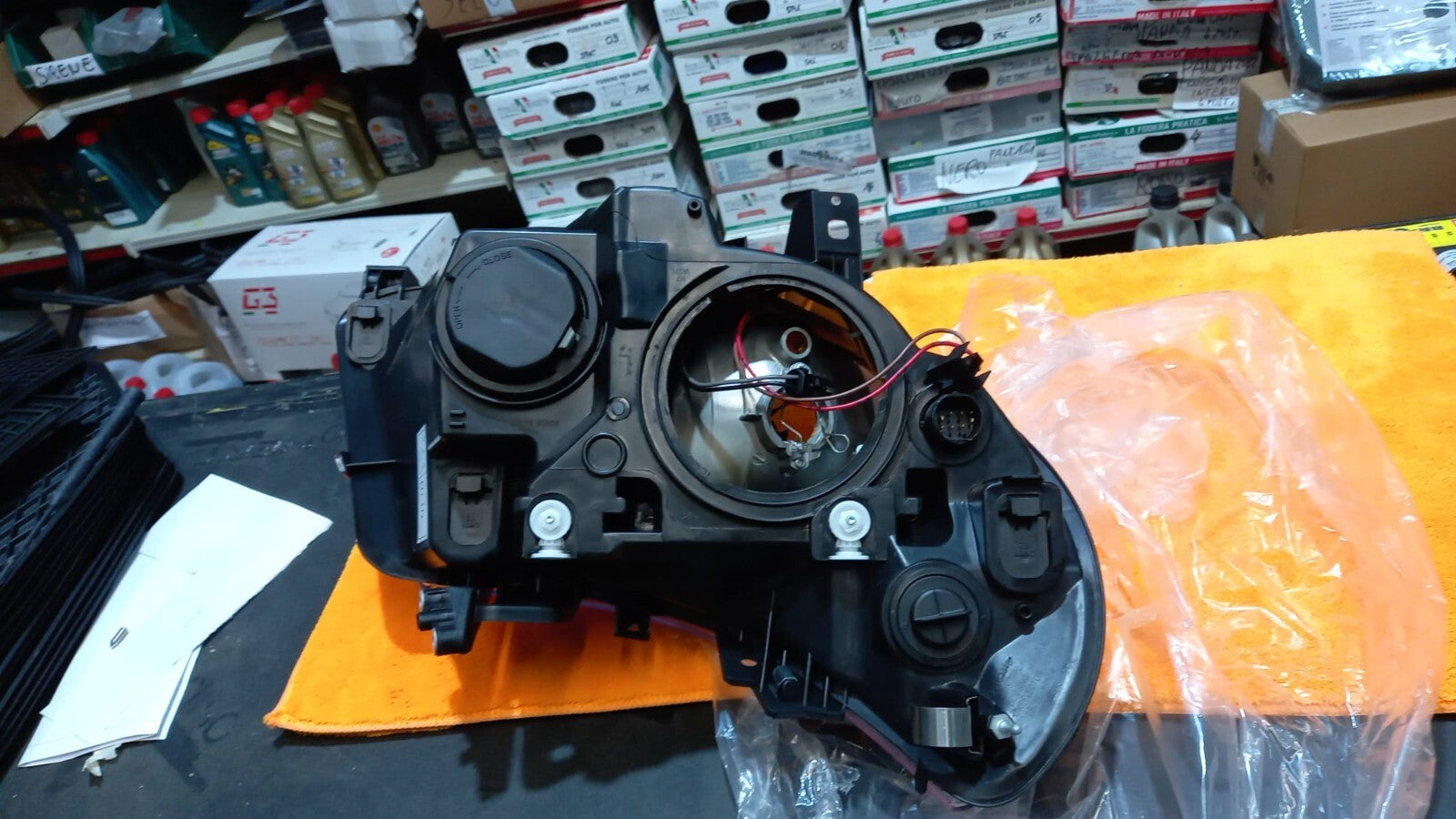 FANALE PROIETTORE SX SINISTRO FIAT DUCATO ,BOXER,JUMPER,DAL2006 AL 2010