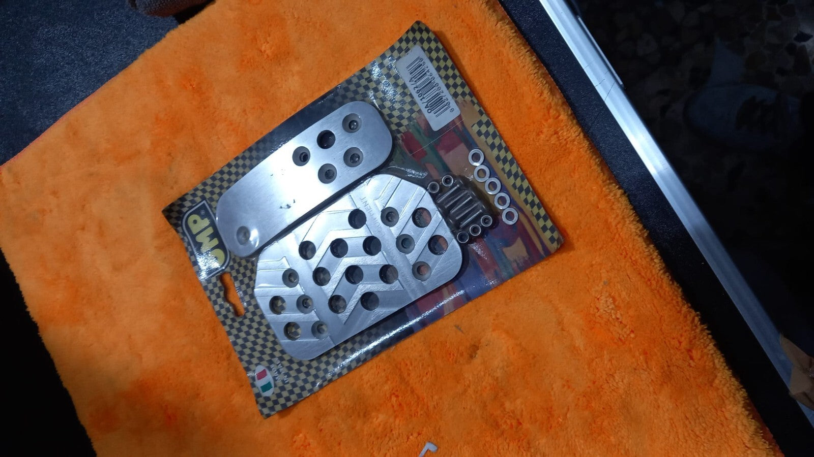 OA/1062/A OMP PEDALIERA SPORTIVA OMP PER AUTO CON CAMBIO AUTOMATICO