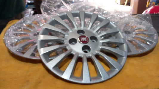 KIT 4 COPPE RUOTA  COPRICERCHI PER  FIAT  PUNTO CLASSIC =IDEA  CON CERCHIO 14''