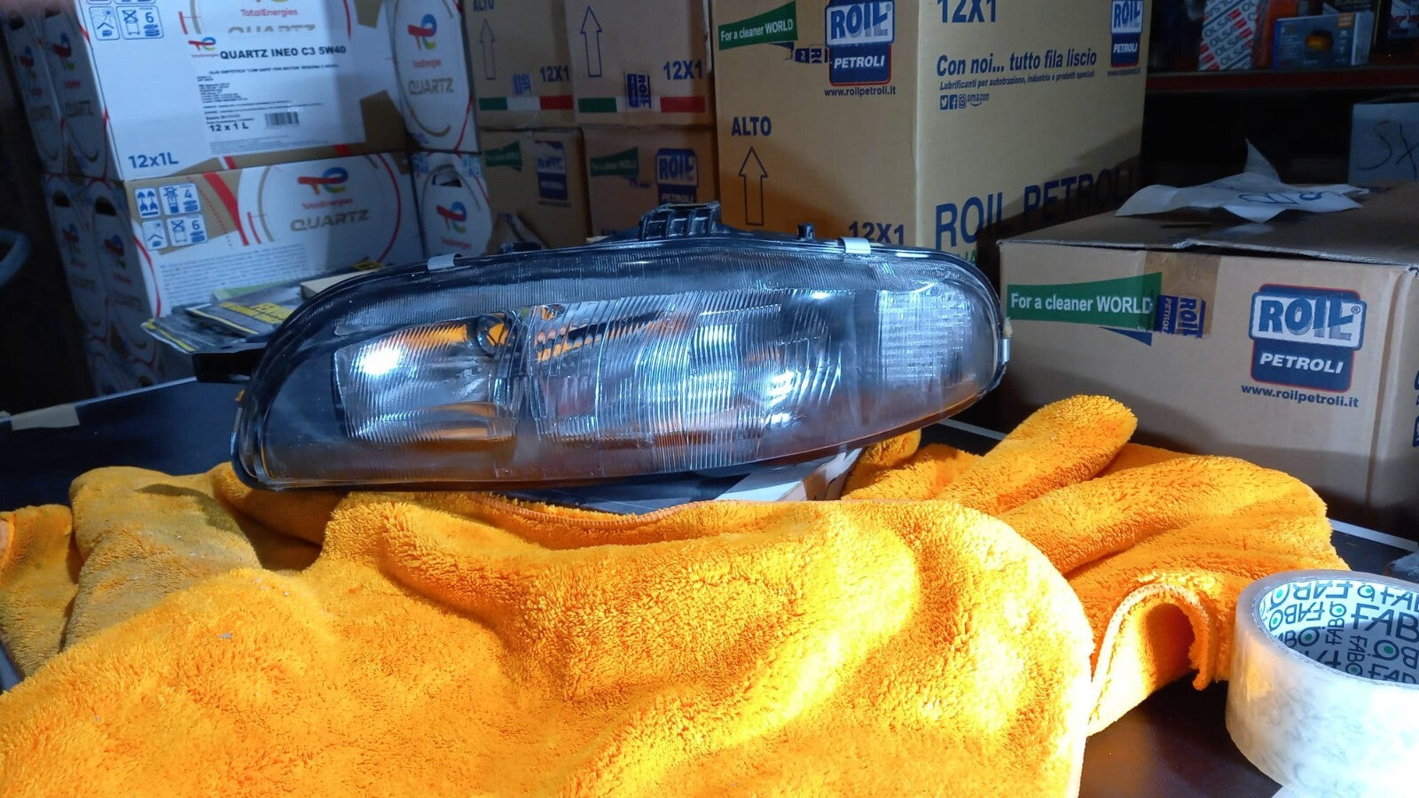 PROIETTORE FARO SX SINISTRO FIAT BRAVO-BRAVA 1995 IN POI