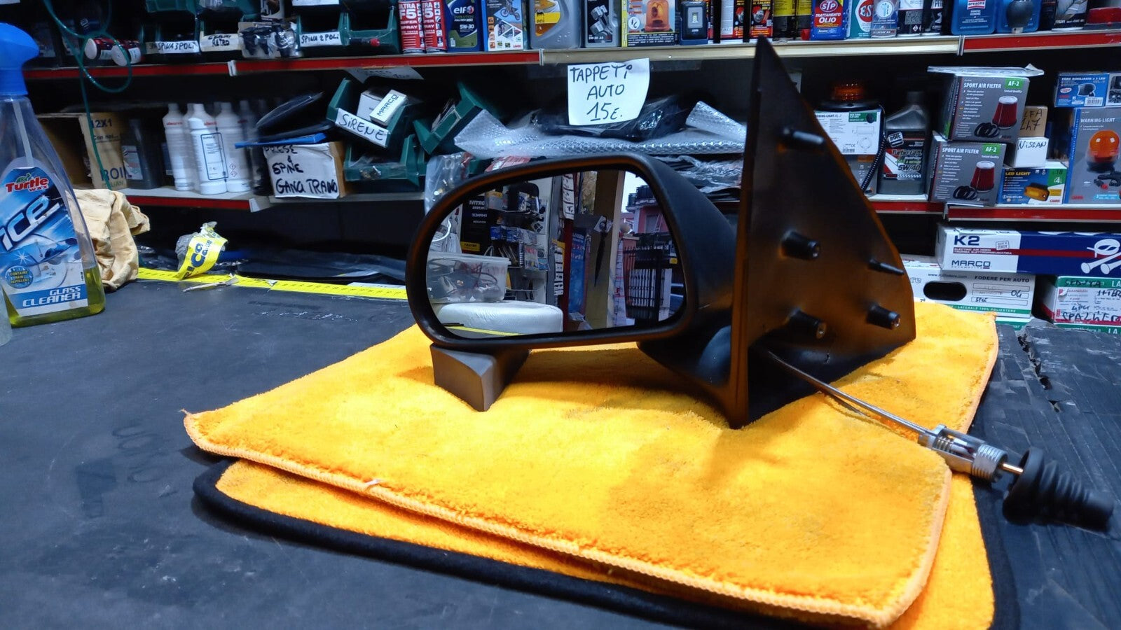 SPECCHIO RETROVISORE SX SINISTRO FIAT BRAVO 1995 IN POI MECCANICO