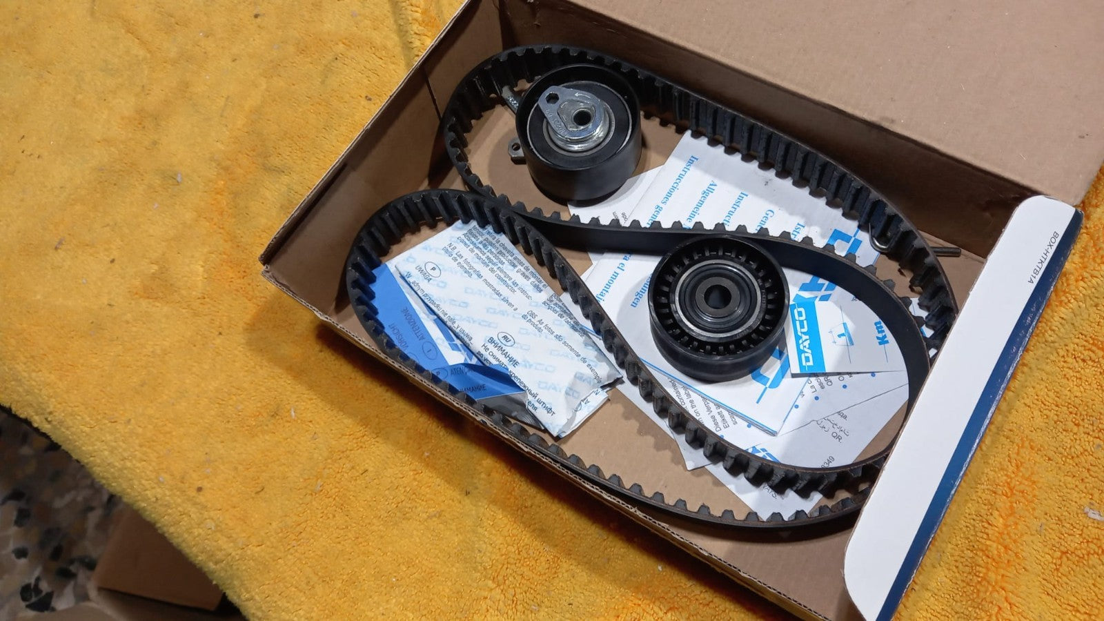 DAYCO KTB914 KIT DISTRIBUZIONE C3 1.6HDI 09=PEUGEOT 1.6HDI
