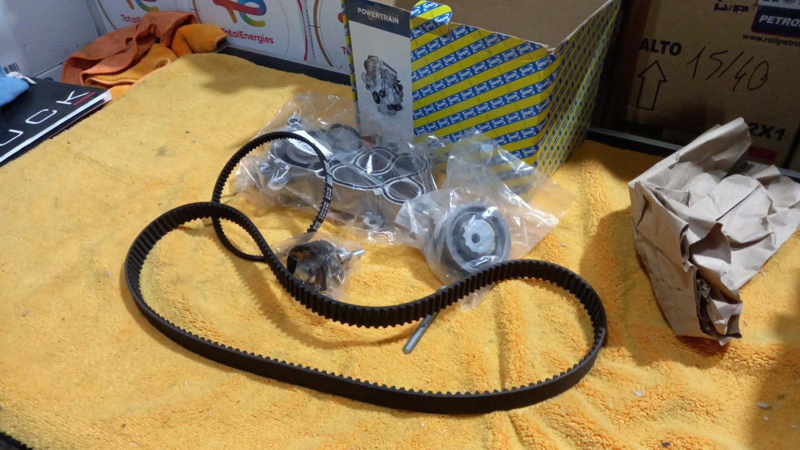 SNR KDP457.752 Kit cinghia distribuzione, pompa acqua AUDI-SEAT-SKODA-VOLKSWAGEN