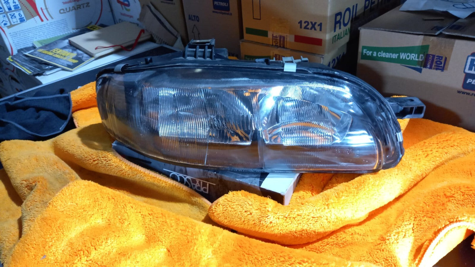 PROIETTORE FARO DX DESTRO FIAT BRAVO-BRAVA 1995 IN POI
