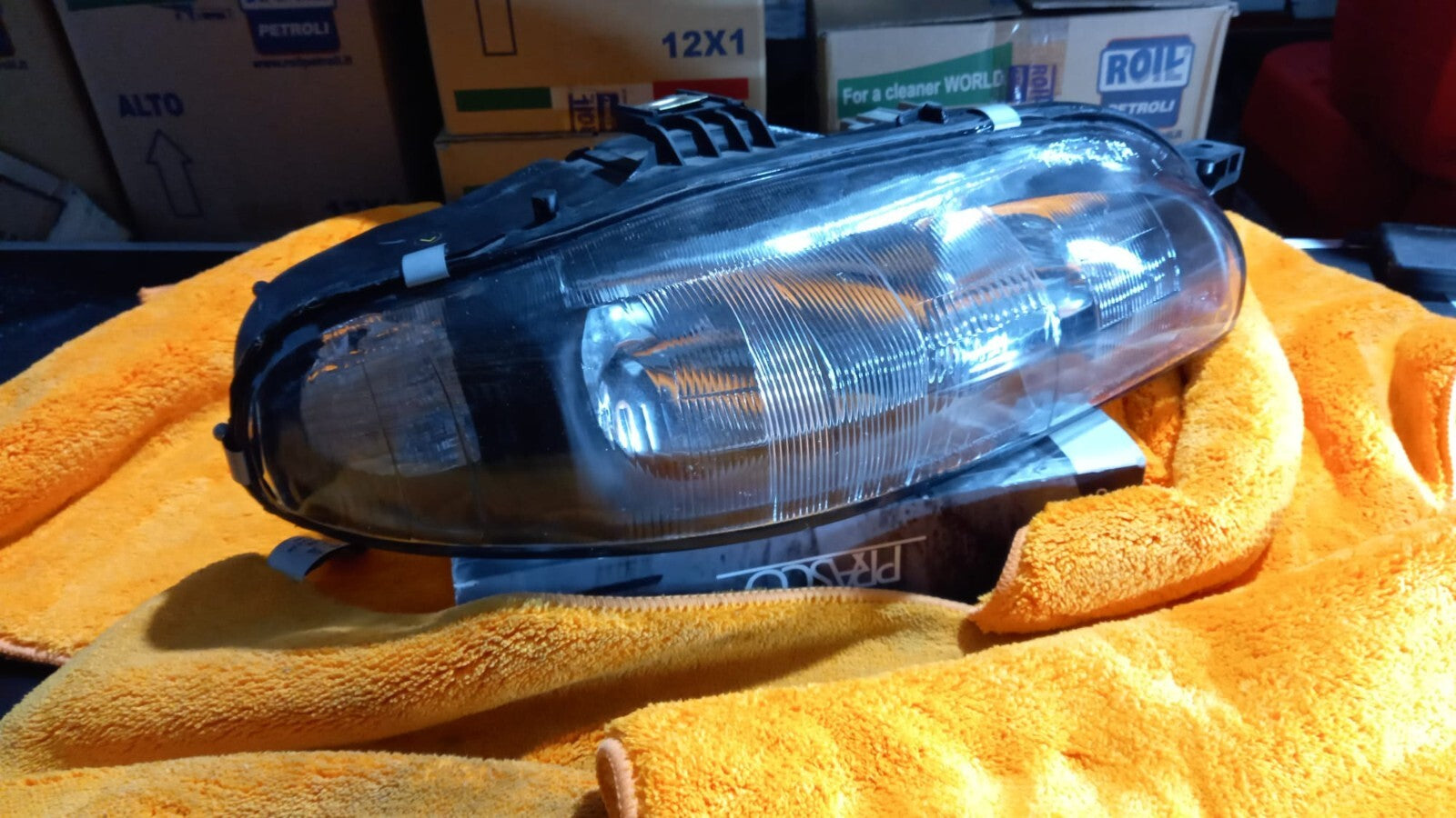 PROIETTORE FARO DX DESTRO FIAT BRAVO-BRAVA 1995 IN POI