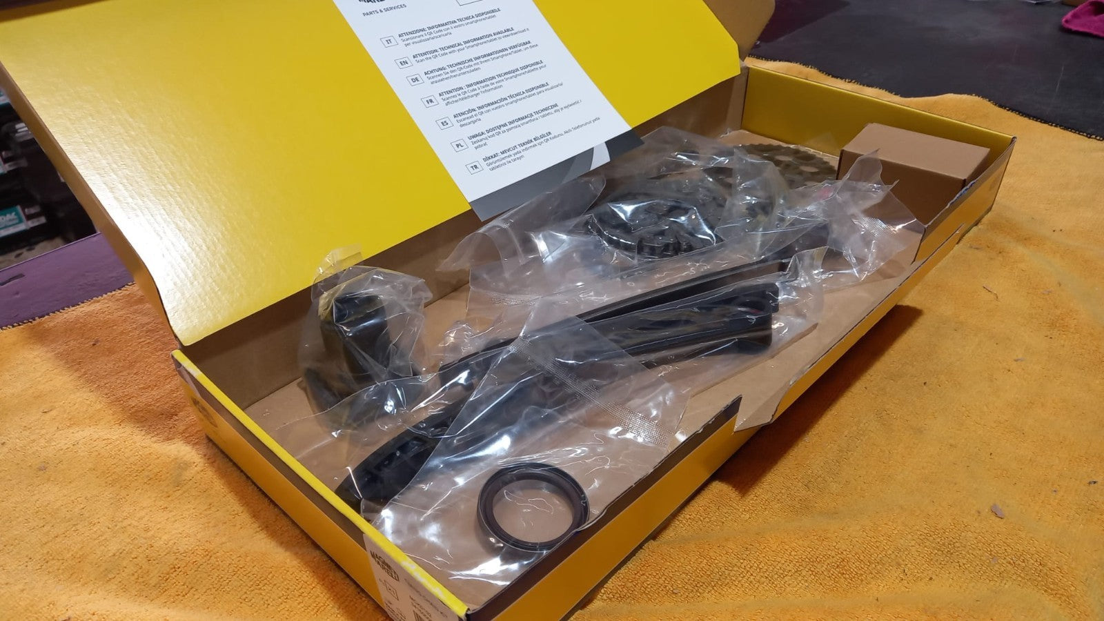 MCK0102 KIT DISTRIBUZIONE FIAT -ALFA- LANCIA-OPEL 1.3D MJT - (14PZ) 341500000102