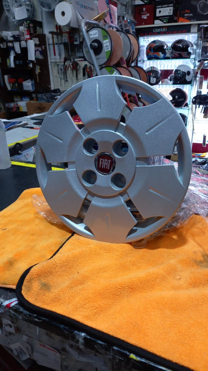 KIT 4 QUATTRO  COPPE COPRICERCHI RUOTA FIAT PANDA DAL 2003 IN POI CERCHIO 13''