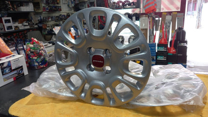 1 UNA COPPA COPRICERCHIO FIAT PANDA DAL 2012 IN POI CON CERCHIO 14