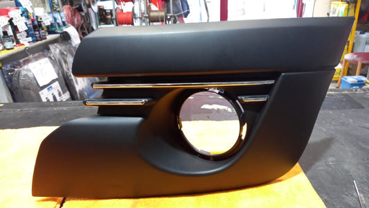 GRIGLIA SX SINISTRA PARAURTI NERA PEUGEOT  3008 DAL 2009 AL 2013 FORI CROM FEND.