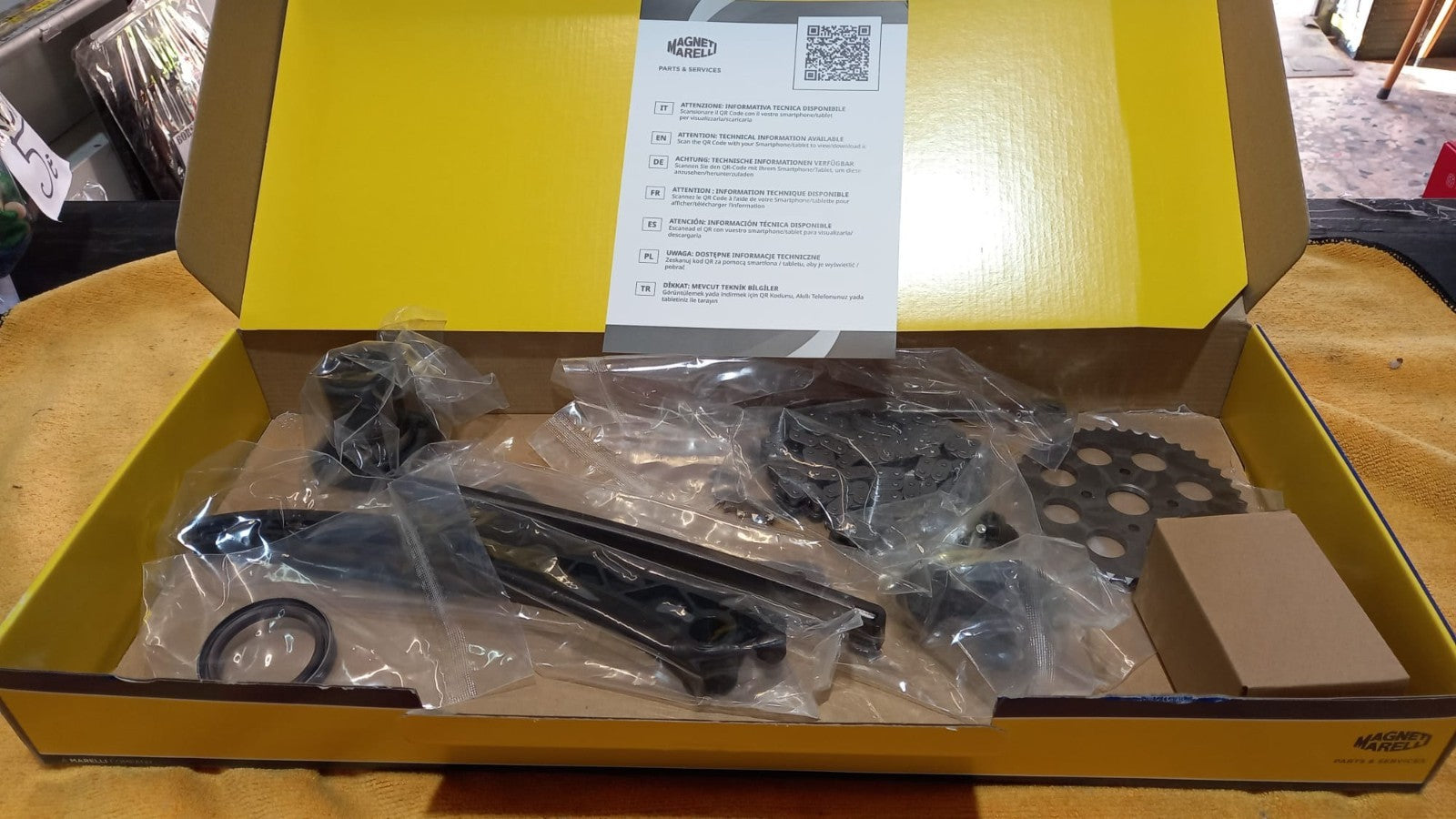 MCK0102 KIT DISTRIBUZIONE FIAT -ALFA- LANCIA-OPEL 1.3D MJT - (14PZ) 341500000102
