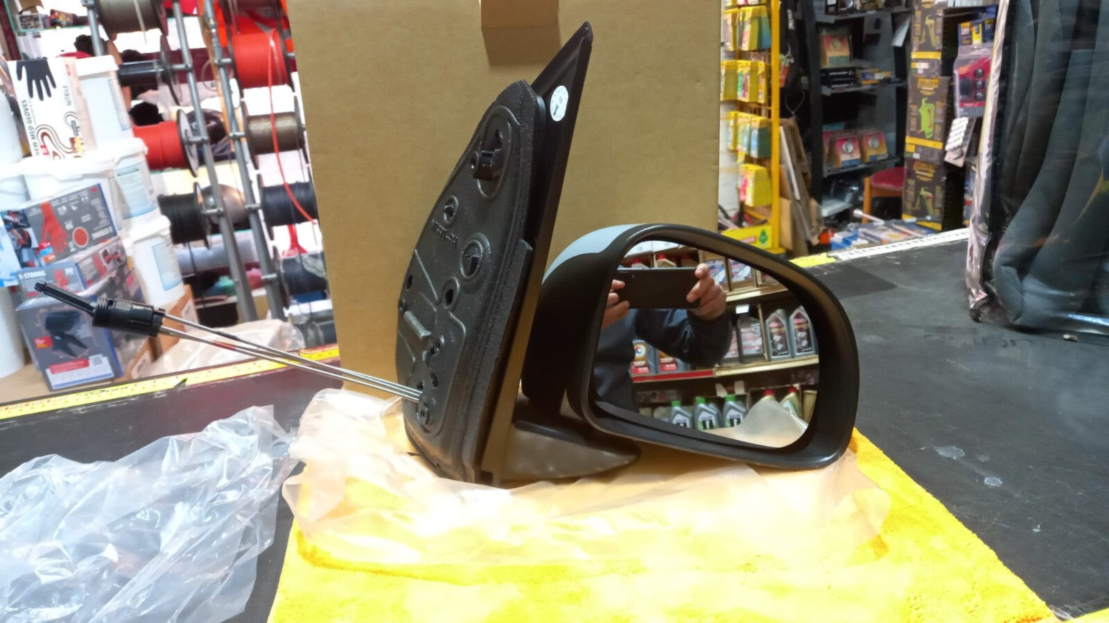 SPECCHIO RETROVISORE DX DESTRO CON PRIMER FIAT PANDA DAL 2012 IN POI
