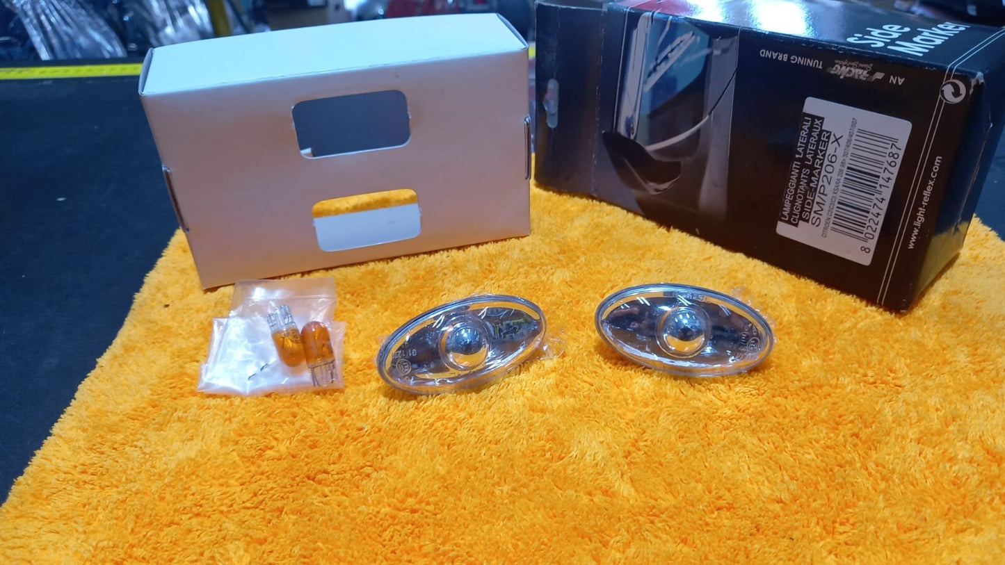 KIT FANALINI FRECCIA CRISTAL LOOK SPORTIVO PER  PEUGEOT ,CITROEN
