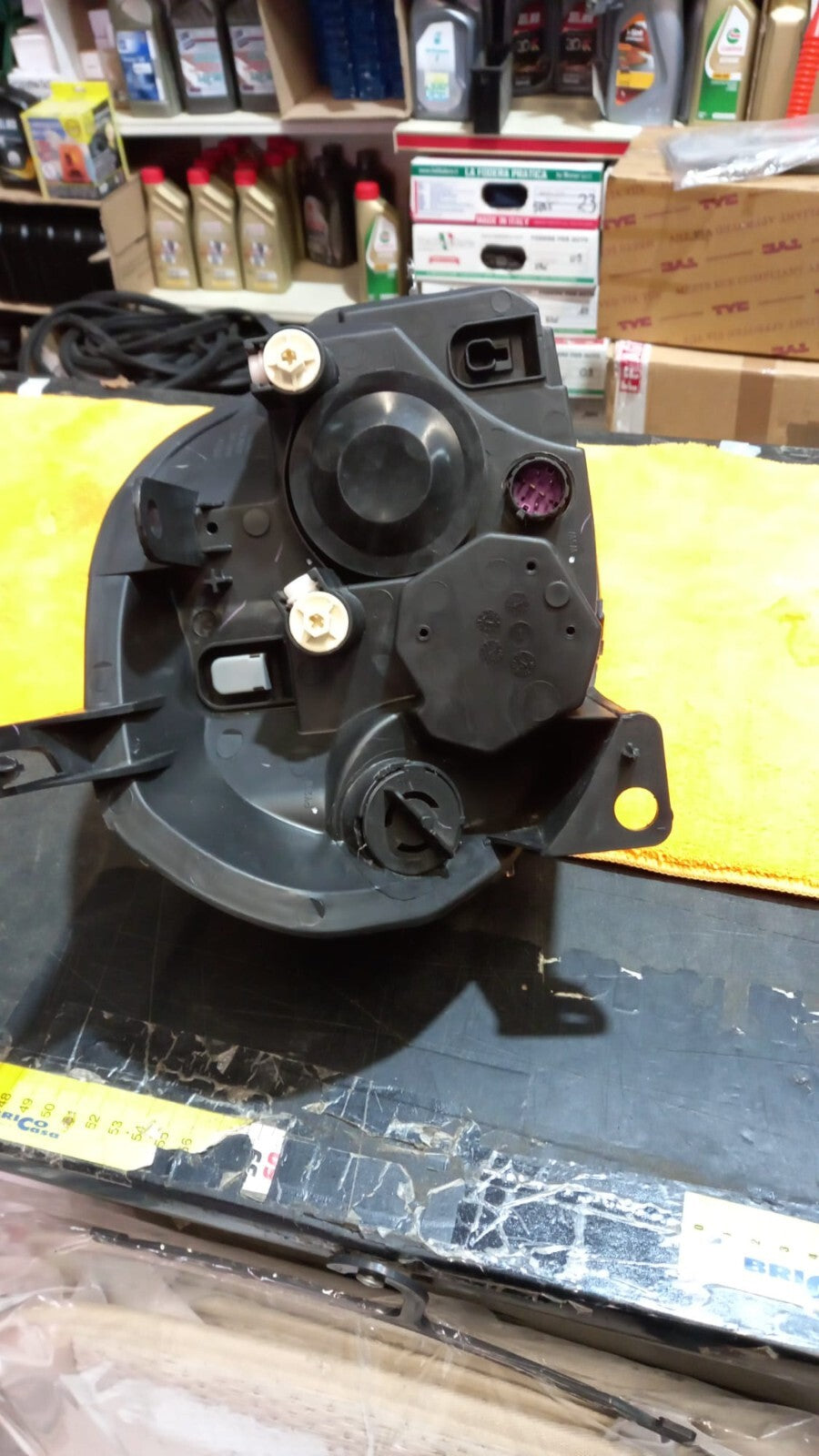 FARO PROIETTORE SX SINISTRO FIAT GRANDE PUNTO DAL 2008 IN POI PRESA VIOLA