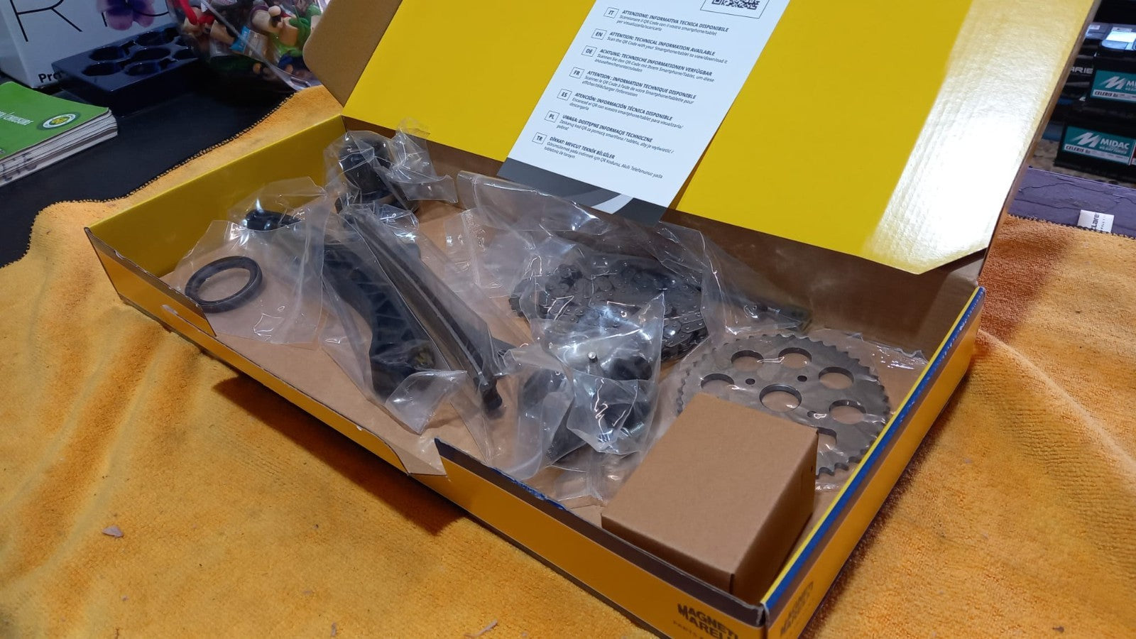 MCK0102 KIT DISTRIBUZIONE FIAT -ALFA- LANCIA-OPEL 1.3D MJT - (14PZ) 341500000102