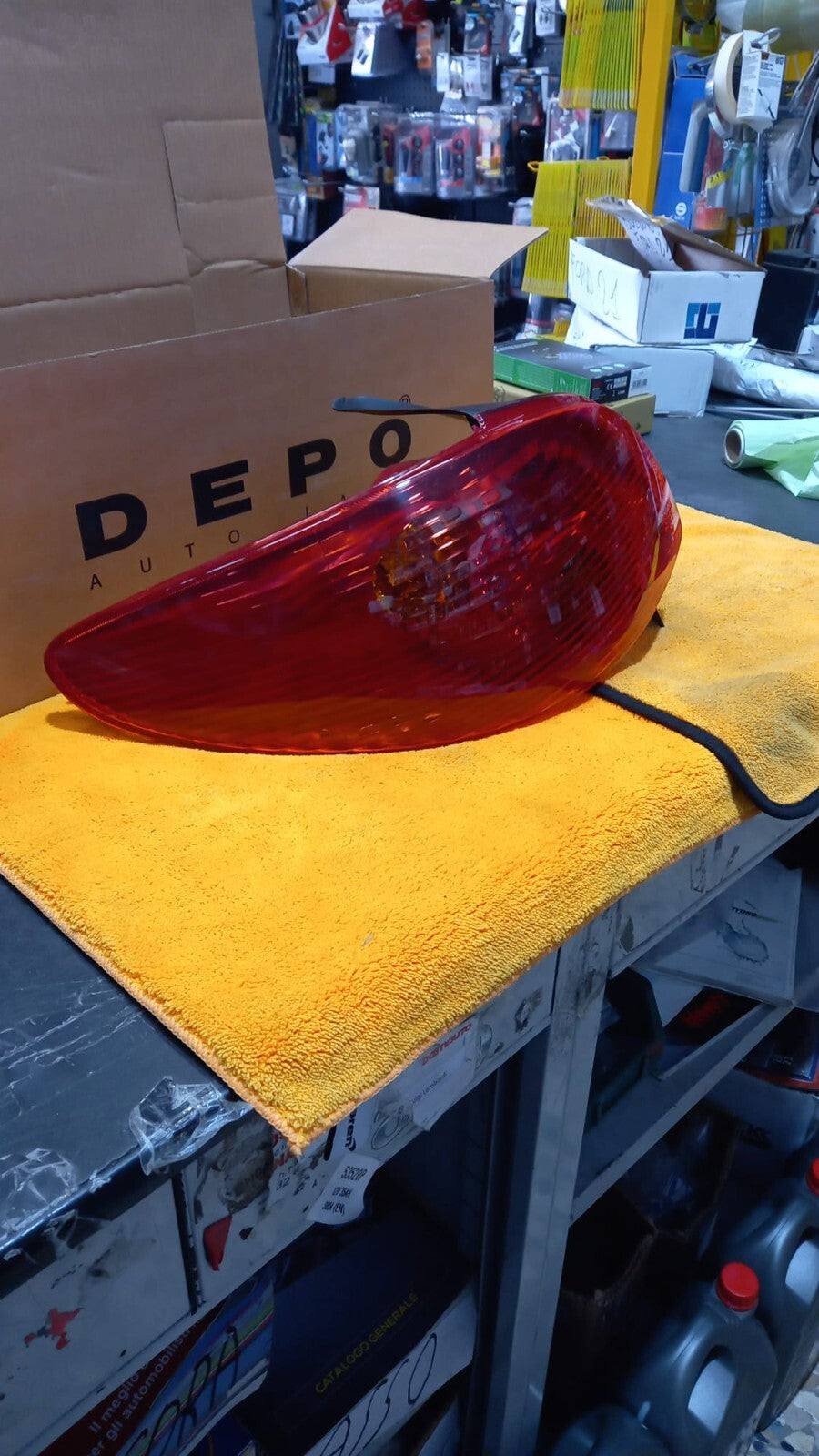 FANALE POSTERIORE SX SINISTRO  ROSSO PEUGEOT  206 05/03 03/09 3/5P