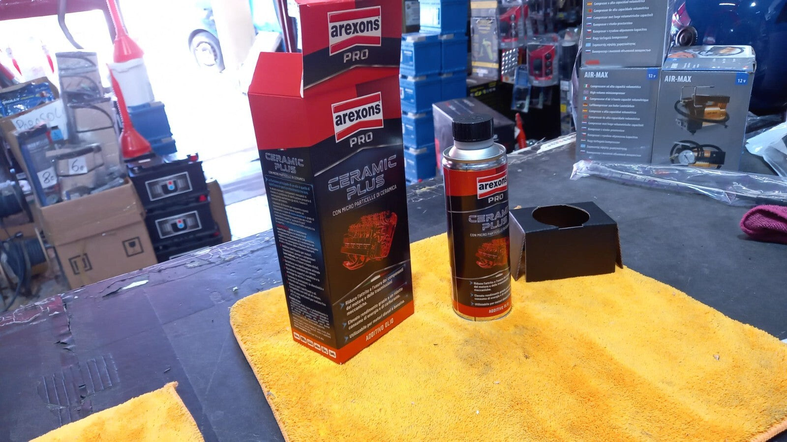 ADDITIVO OLIO CERAMICO AREXON UTILIZZABILE PER MOTORI A BENZINA E DIESEL