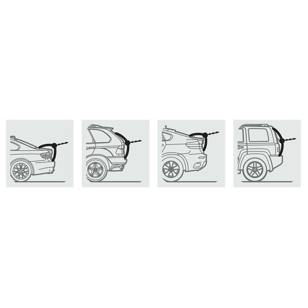 N50010 PORTABICI POSTERIORE PER AUTO,SUV,BERLINA TRASPORTA 3 BICI BICICLETTE