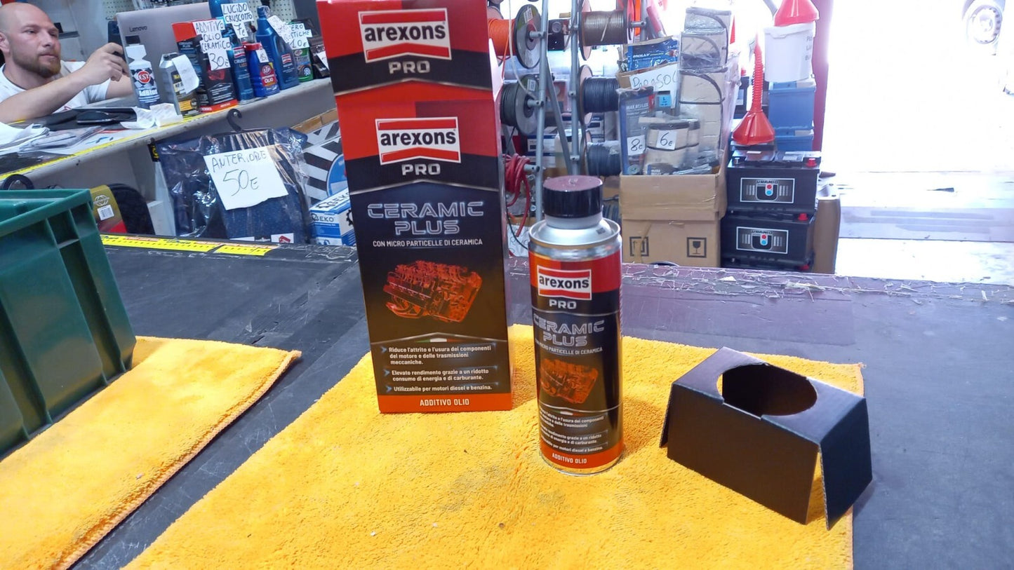 ADDITIVO OLIO CERAMICO AREXON UTILIZZABILE PER MOTORI A BENZINA E DIESEL