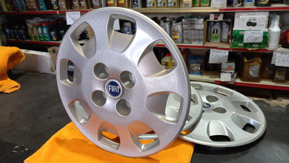 KIT 4 COPPE COPRICERCHI PER FIAT PUNTO DAL 1999 IN POI CON CERCHIO 13''
