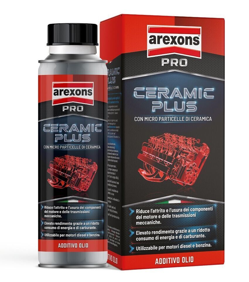 ADDITIVO OLIO CERAMICO AREXON UTILIZZABILE PER MOTORI A BENZINA E DIESEL